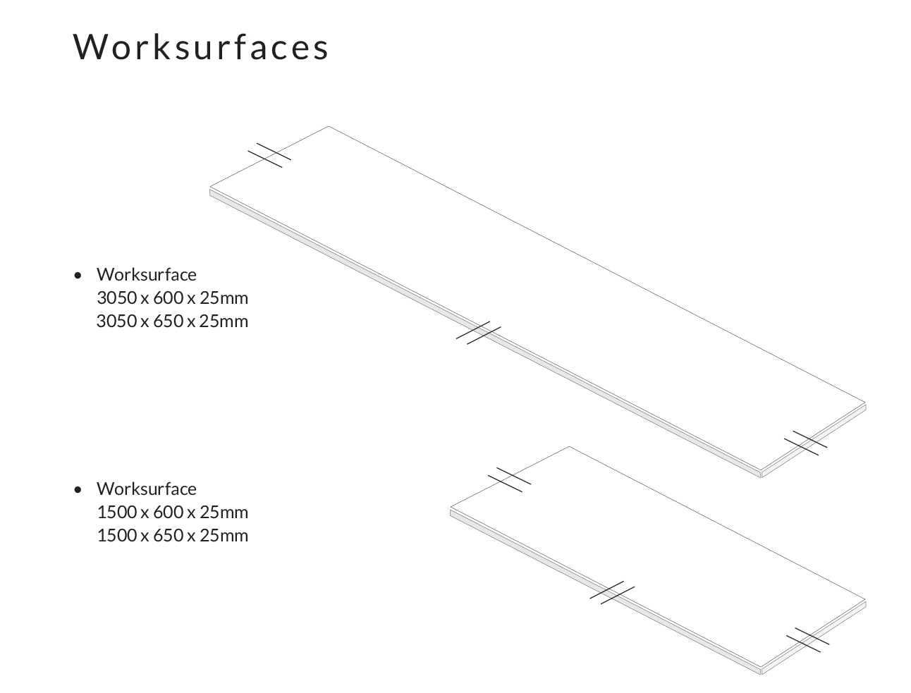 Worksurfaces